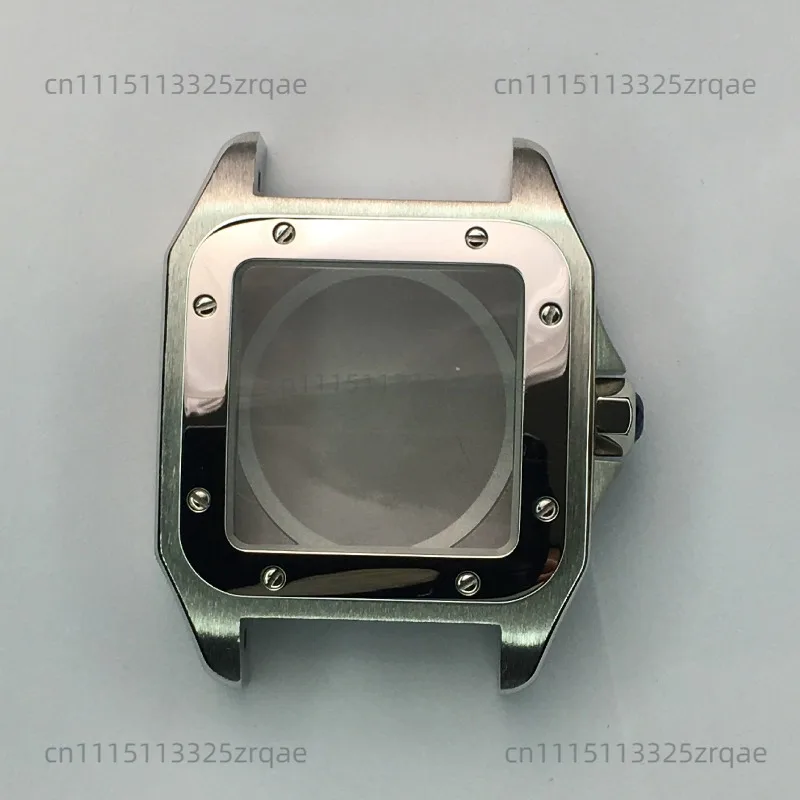 For Replacement Stainless Steel Watch Case Full Set of Steel Case Accessories, Suitable for 2824 Watch Case