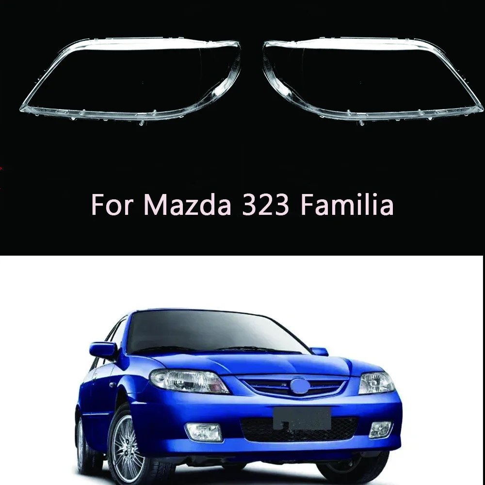 

For Mazda 323 Familia Front Headlight Shell Headlamp Cover PC Transparent Lampshade Plexiglass Replace Original Lens
