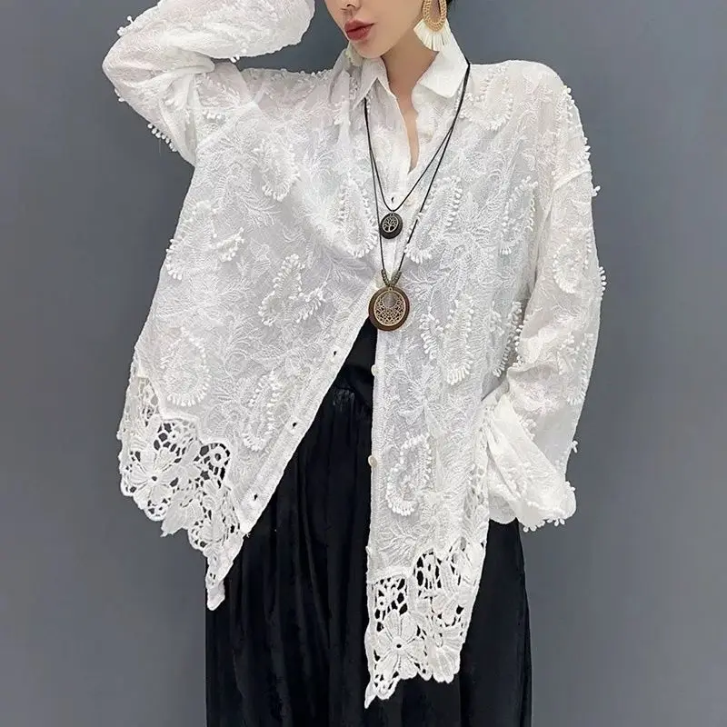 

2025 New Tops Shirts Chinese Style Design Jackets Fashionable Casual Loose Long-sleeved Temperament