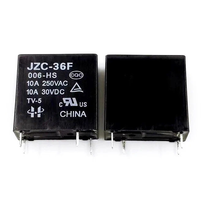 

HOT NEW JZC-36F 006-HS JZC36F006HS DC6V 6VDC 6V 10A relay 4PIN