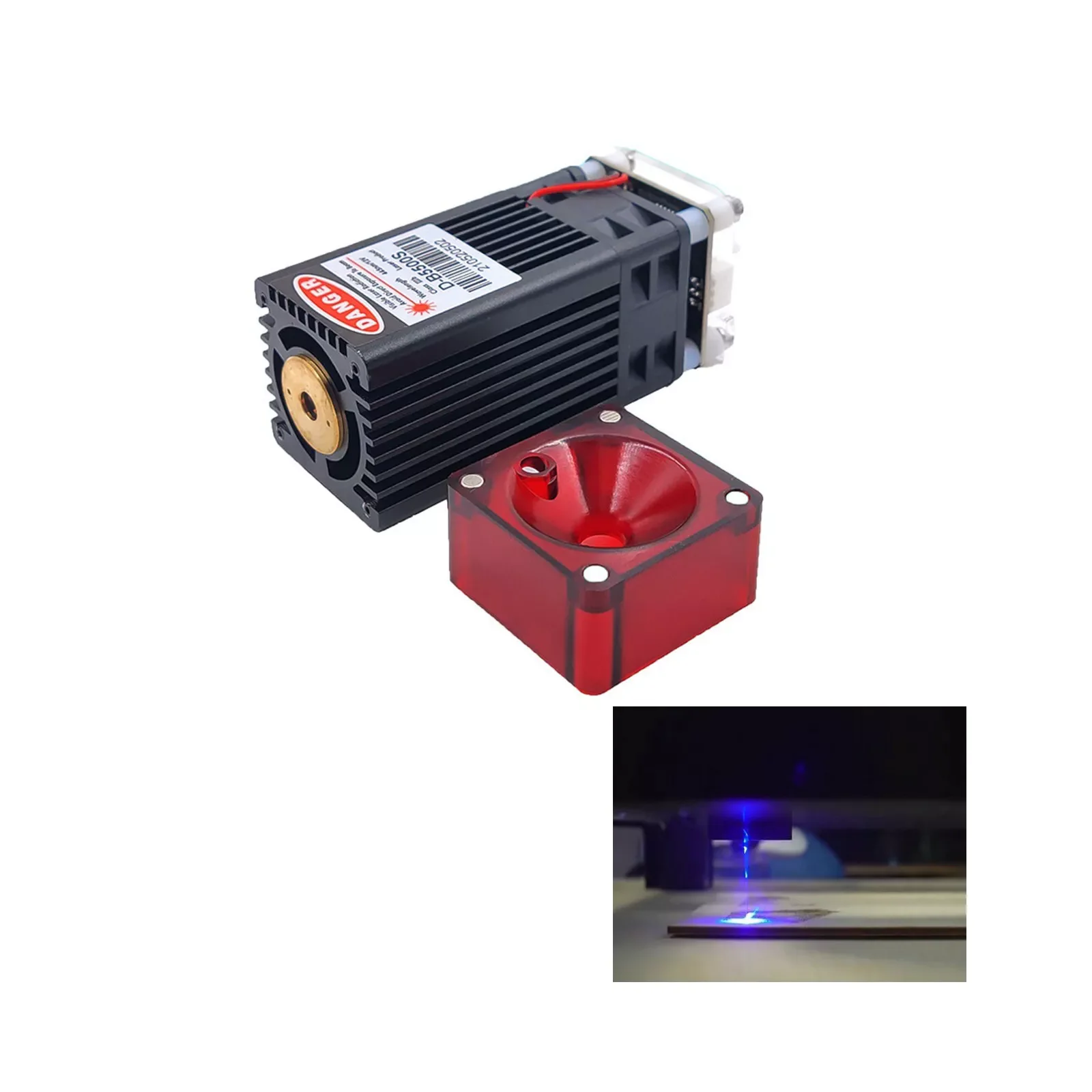 Engraving Laser Head 445nm 5W Square Spot Engraving Laser