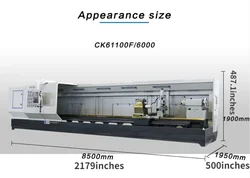 New CNC Lathe CK61100L Precision Chuck Machine Tool High Efficiency and Stable Operation Simple and Easy To Control