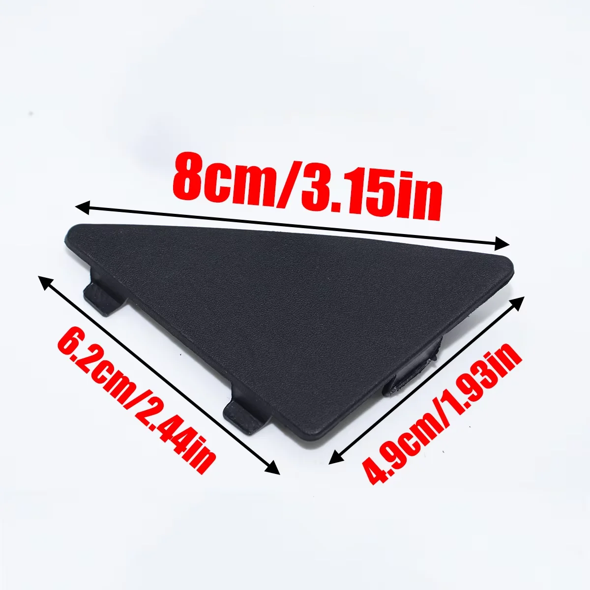 

Auto Front Bumper Cover Cap Lower Grille Triangle Left Right Trim For Mazda 3 Axela BM Styling Spare Parts