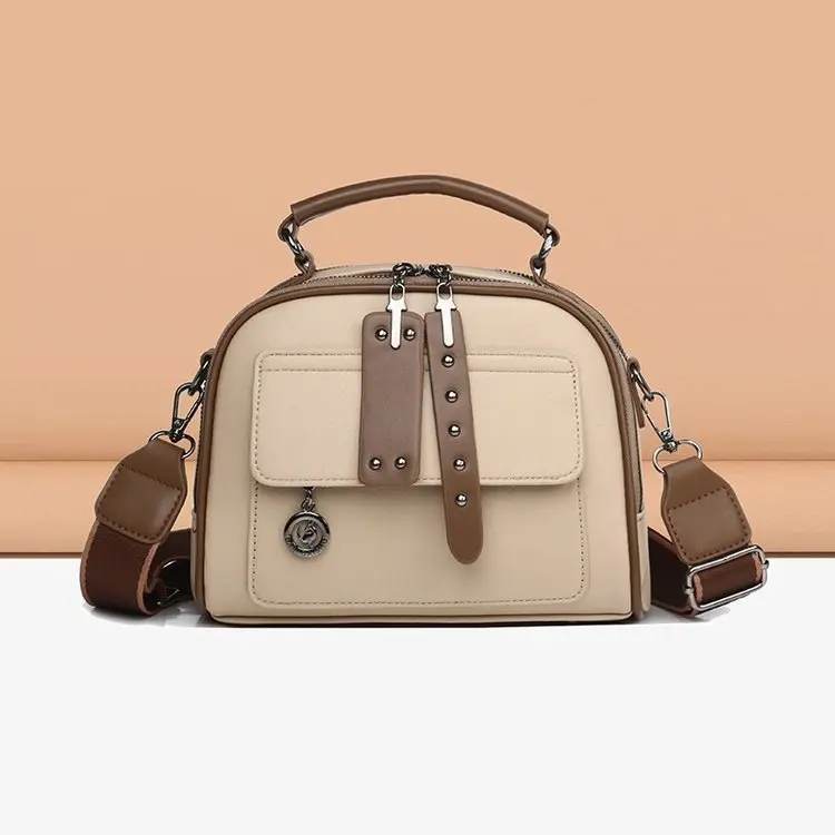 

Новинка 2023 года, женская большая сумка, универсальная сумка через плечо, минималистичная многослойная сумка для мамы, стильная просторная ручная сумка