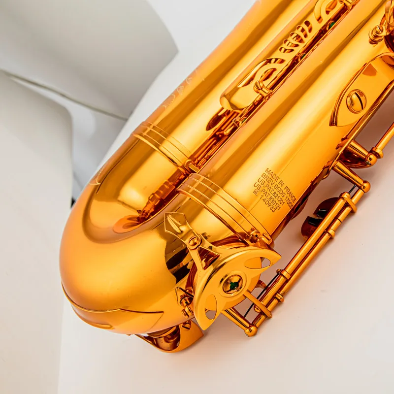 French manufacturing Custom Mark VI Saxophone High Quality Tenor Saxophone  Coffee color  copper  Brass With mouthpiece