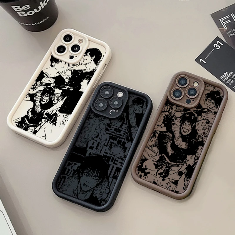 Cool Jujutsus Kaisens Toji Phone Case For Samsung Galaxy A17 A07 A06 A26 A16 A06 A35 A55 A25 A05s A15 A54 A34 A36 A24 4G5G Cover