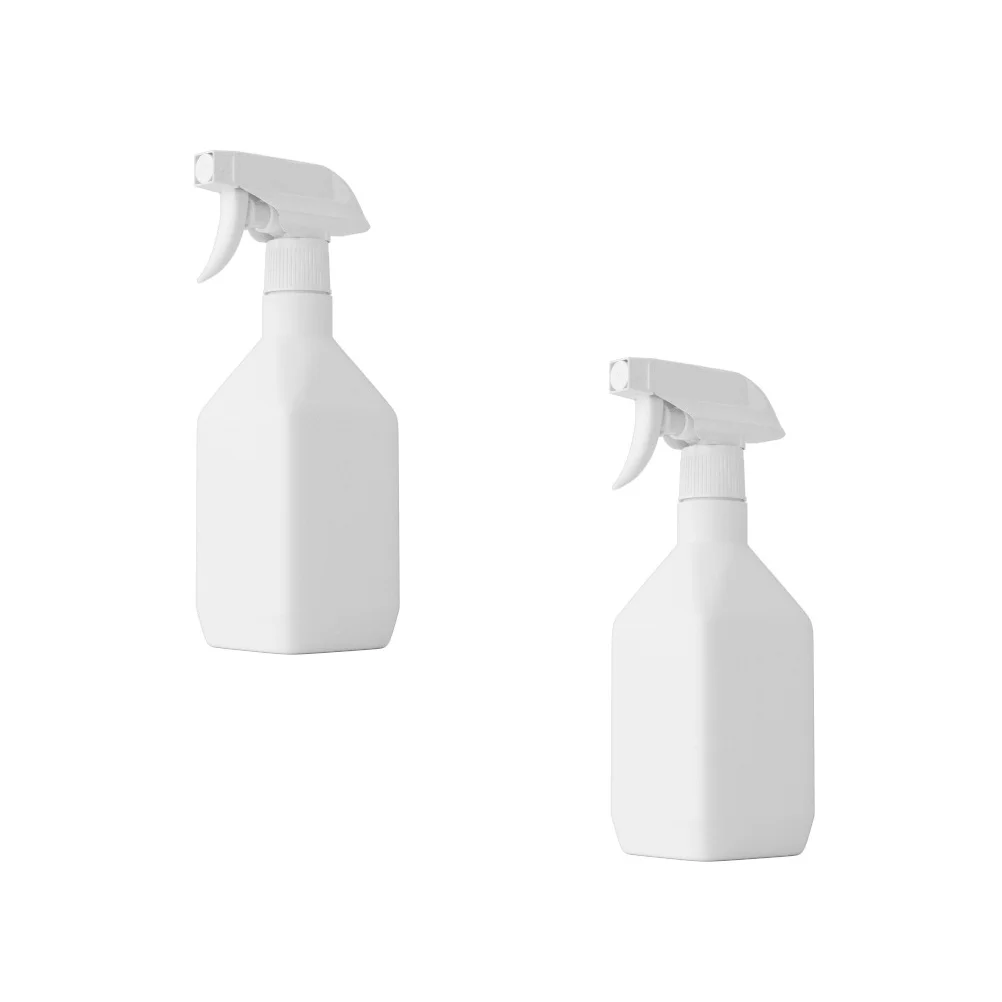 

2 Pcs Square Spray Bottle Spraying Beauty Sprayers Moisturizing Bottles Plant for Garden Watering Accessory