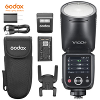 Godox V100 C/N/S/F/O TTL Round Head Camera Flash 100Ws V100S V100C V100N V100F Speedlight for Canon Nikon Sony Fujifilm Olympus