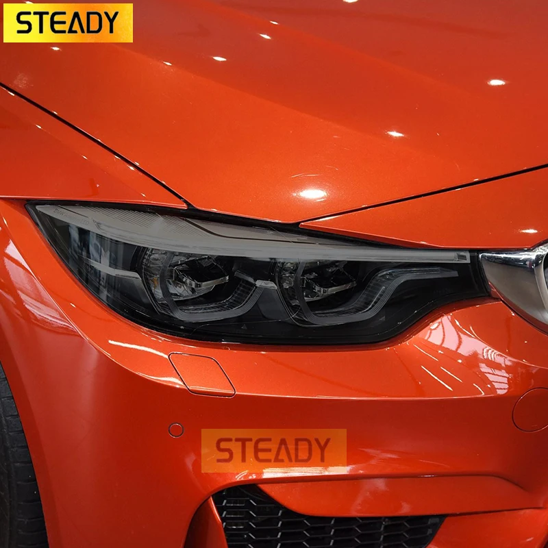 

Car Headlight Protective Film Front Smoked Black TPU Sticker For BMW M2 F87 M3 F80 M4 F82 F83 M5 F10 F90 M6 M8 I3 I8 Z4 E89 G29