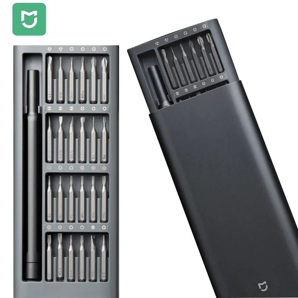  Original Xiaomi Daily Use Screwdriver Kit 25 Precision Magnetic Bits Alluminum Box DIY Screw Driver Set for MI Xiami Xiomi Home 