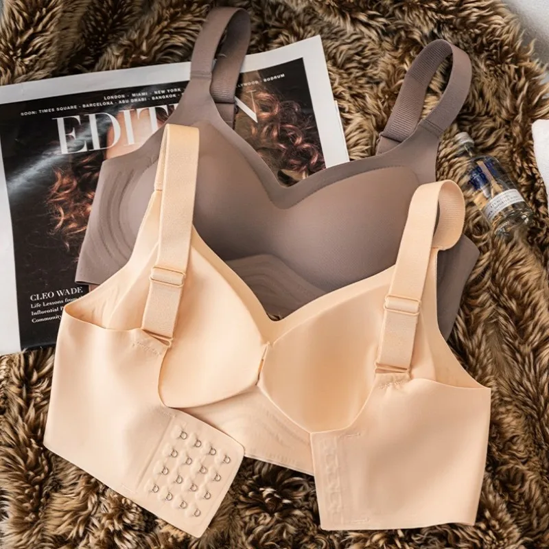 Nahtlose BH Komfort Frauen gepolsterte BHs Top drahtlose Unterwäsche weiche sexy Bra lette Unterstützung dünne intimates Mädchen Dessous