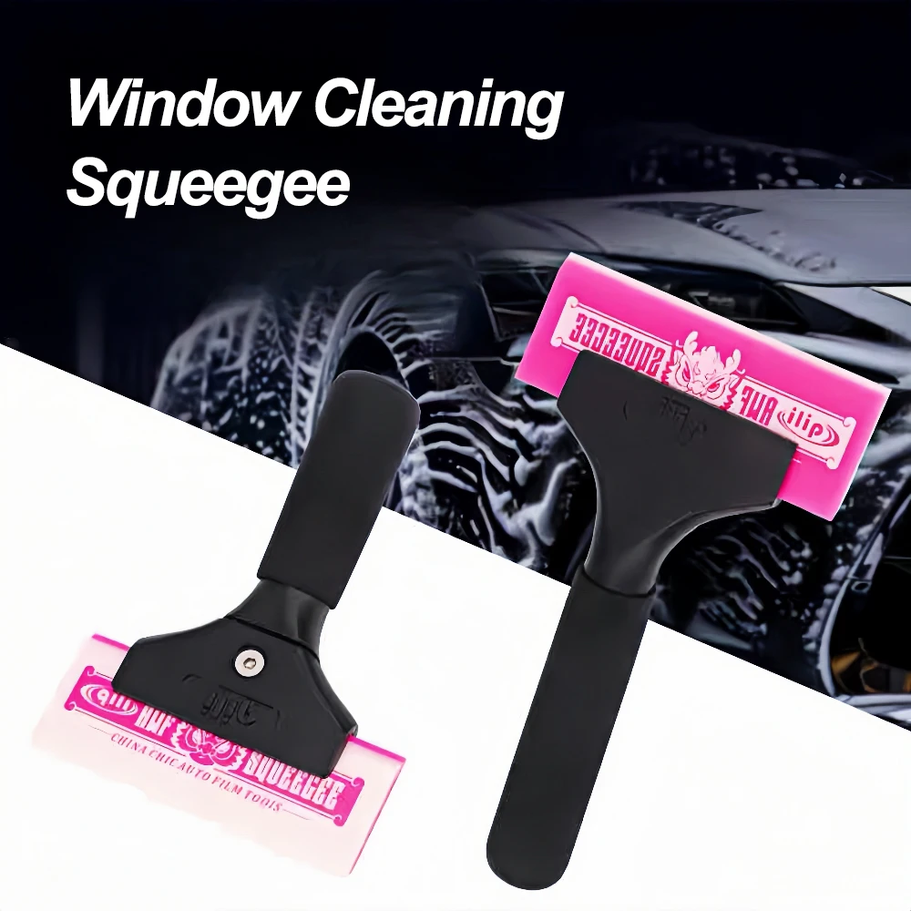 

1Pc Clean Scraper Shovel Multifunction Car Window Tint Beef Tendon Rubber Scraper Water Blade Wiper Glass Handy Car Cleaner Tool