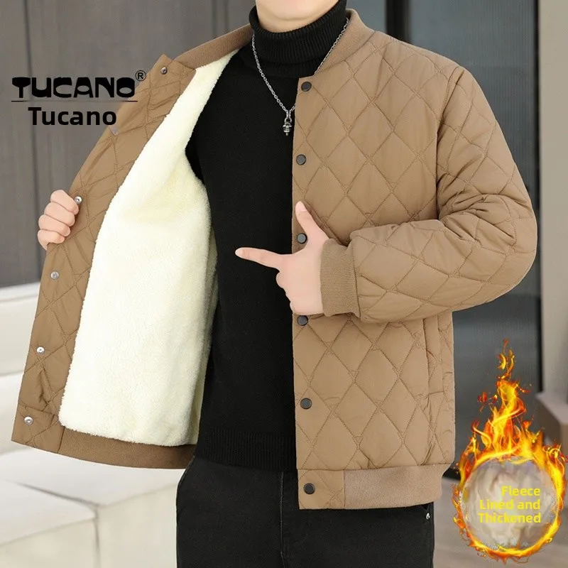 

Молодежная повседневная хлопковая куртка с подкладкой, воротником-стойкой, для учащихся средней школы, теплая, осенне-зимняя, из полиэфирного волокна