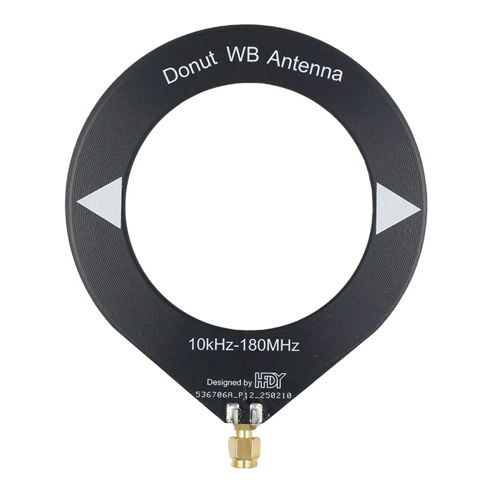 Small Loop For Antenna 9.9KHz-181MHz For Mw SW Donut For Aerial With For Sma Pin For Peacock Stone TEF6686 For Ham Radio
