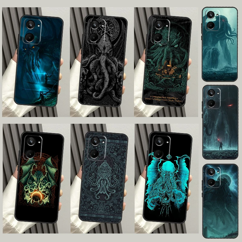 Cthulhu Mythos สำหรับ Realme 8 9 10 Pro Plus 9i C11 C15 C30 C31 C35 C21Y C25 GT Neo 5 3 2 2T 3T Master กรณี
