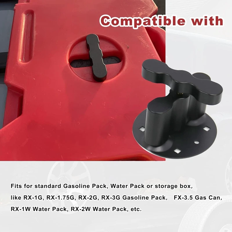 Pack Mount Bracket Cargo Racks For Standard Pack Mount Compatible With Fuel & Gas Can & Water Pack Mount