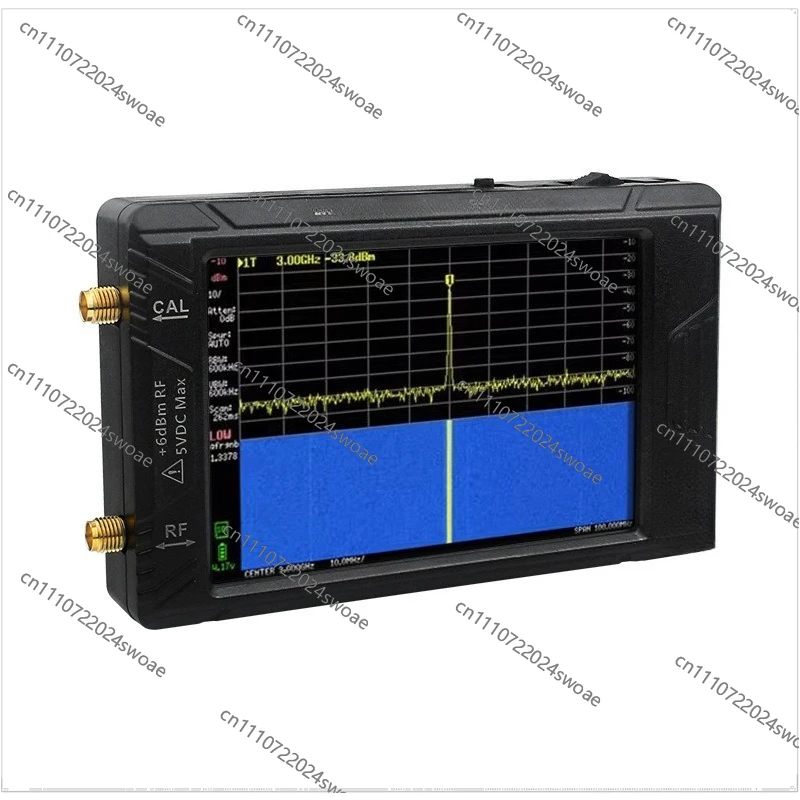 Handheld Spectrum Analyzer 4 Inch Touch Screen High Frequency Output Signal 100k-5.4GHz
