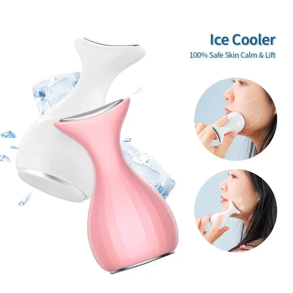 

Double Side Anti-wrinkle Face Cooling Massager Ice Cooler Compress Calm Skin Eye Pouch Neck Massager Edema Remover Beauty Tool