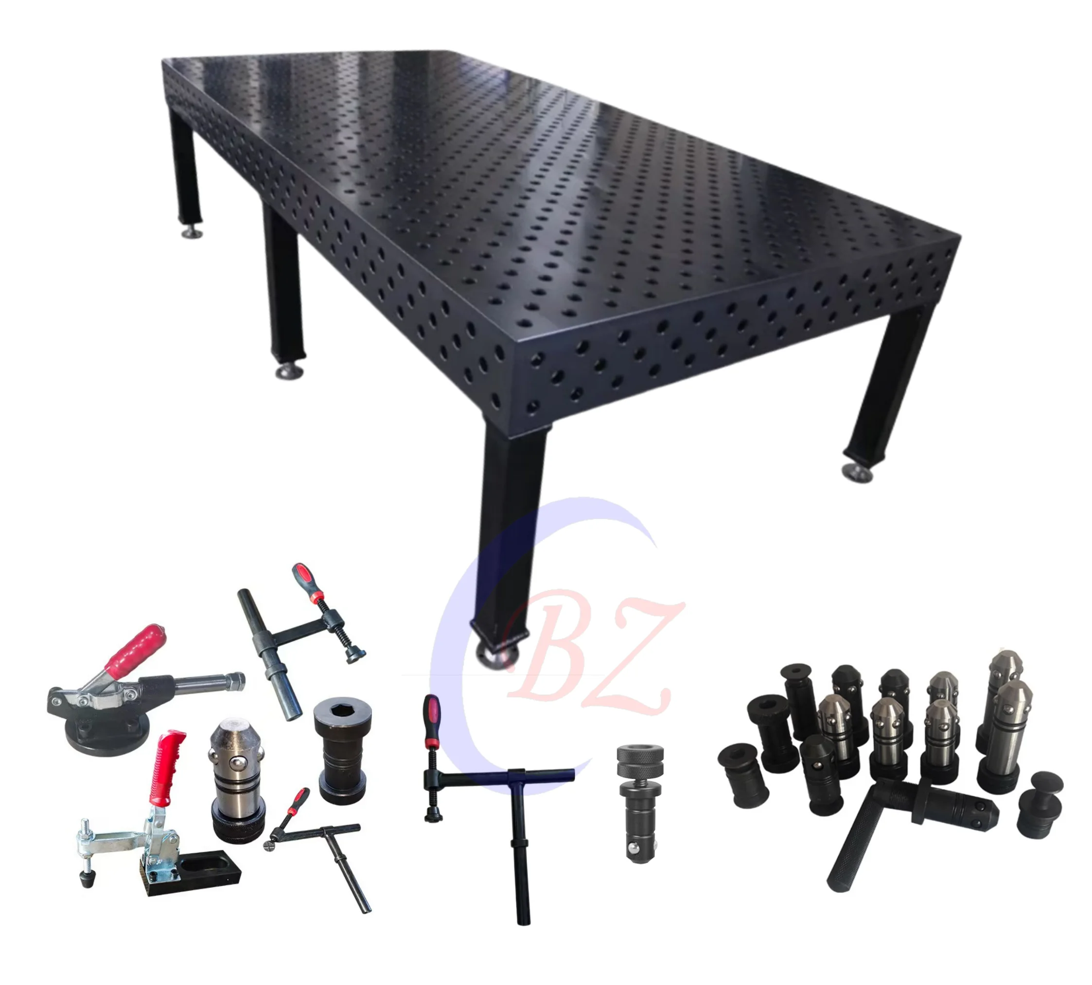 3D Flexible Cast Iron Measuring Tool With Quick-Release Clamping Mechanism Stainless Steel Welding Table For Industrial Machines