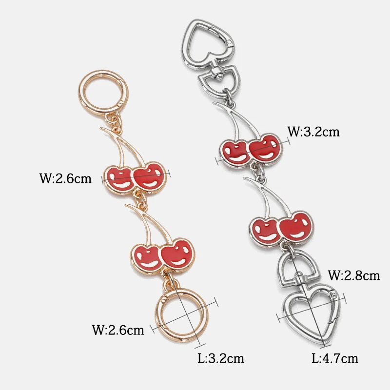 EverToner Fashion Bag Extension Chain Crossbody Purse  Chain Strap Handbag Hanging Buckle DIY Charm Shoulder Bag Accessories