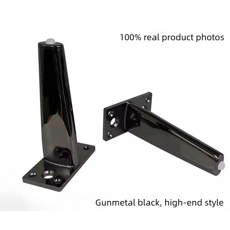 Luxury Gun Black Furniture Foot Accessories Sofa Feet Tea Table Support Feet Stool Feet Table Legs Hardware Legs