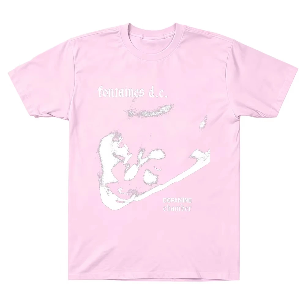 2026 Neue Dopamine Chamber One Colour Dc T-Shirts Fontaines D.C. Kurzarm-T-Shirt Herren Baumwoll-T-Shirt Unisex H – Detail 5