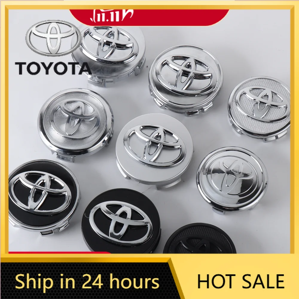 

Для Toyota 2026 новые колпаки ступиц, 4 шт., 56/62 мм, оригинальные центральные колпаки ступицы колес автомобиля, чехлы на обод для Toyota Cross TRD Rav4 Corolla Camry