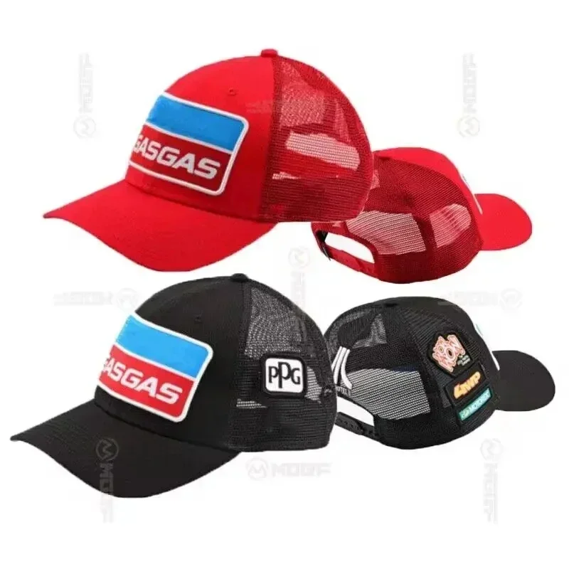 2023 For gasgas Team Racing Baseball Cap Unisex MX Off Road Mesh Sun hat Outdoor Sport Motocross Snapback F1 car hat F