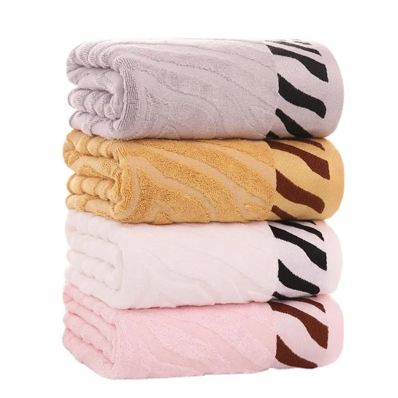 1/4/6PCS Face Towels Set 34x74cm Customized Bathroom Bamboo Fiber Hand Towels Sets Wholesale Thickened Soft Household Washcloth