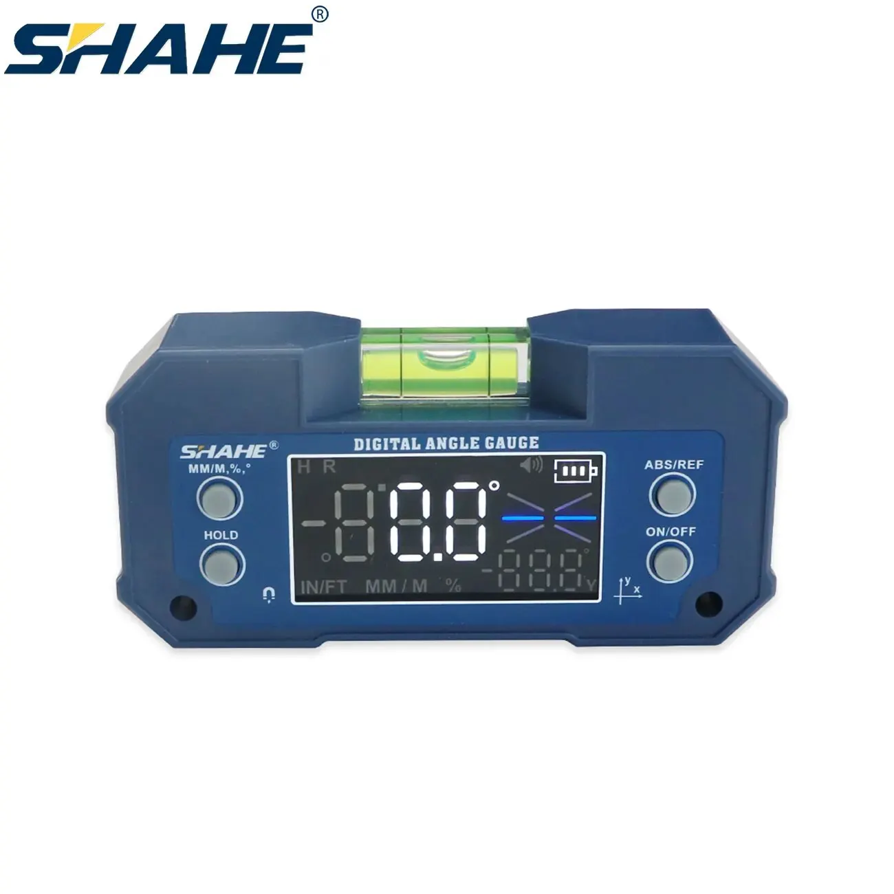 SHAHE MINI Magnetic Level Gauge Inclinometer Rechargable Angle Protractor Dual Axis Digital Angle Finder With Level Bubble