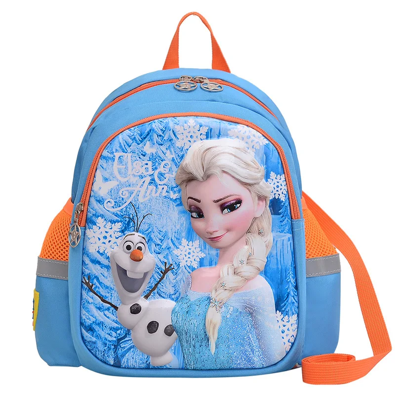 Kindergarten Children Backpack Frozen Princess Elsa kindergarten Cartoon Backpack Cartoon Boy Girl Baby Kids schoolbag