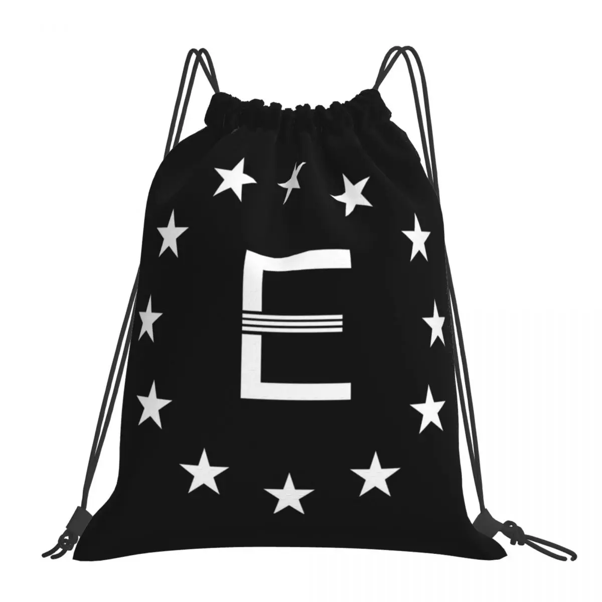 Fallout Enclave Star Logo Backpacks Portable Drawstring Bags Drawstring Bundle Pocket Storage Bag Book Bags For Travel Students