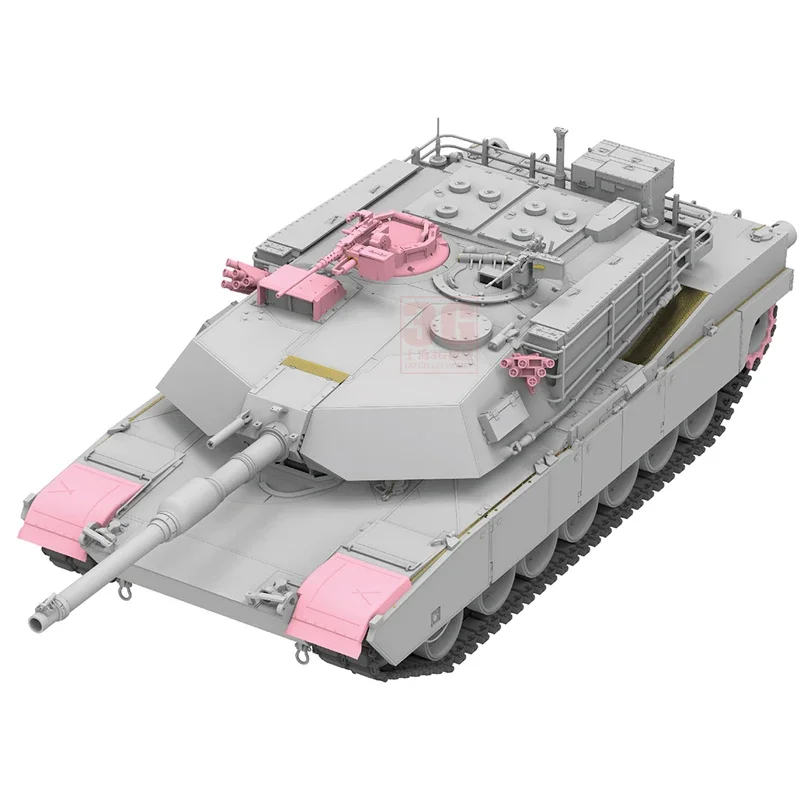 Ryefield model Assembly tank model kit RM-5106 M1A1 Abrams Ukraine/Poland 2in1 attached reactive armou 2in1 Limited Edition 1/35 - Image 2