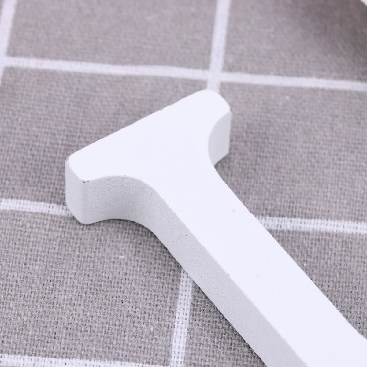 

Wood Letters L Decor White 8cm DIY Wedding Birthday Party Home Decoration Environmental Alphabet L Creative Backdrop Photo Prop