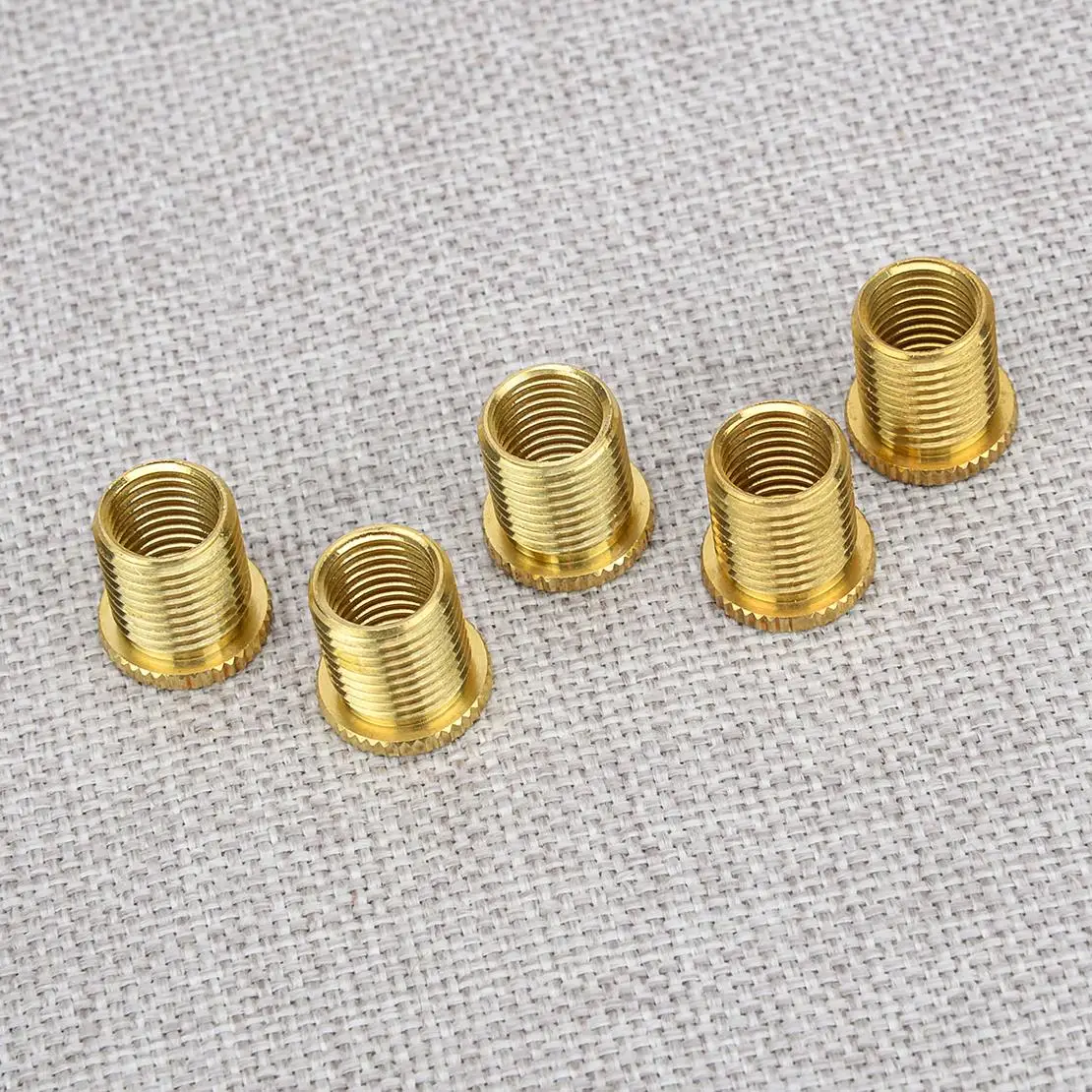 5Pcs M10x1.25 Aluminum Alloy Gear Knob Thread Insert Nut Adapter