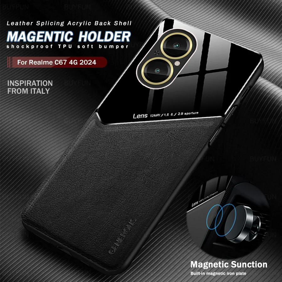 La Custodia in Pelle Lussuosa con Magnete per Realme C67: La Scelta Perfetta per Chi Cerca Stile e Protezione
