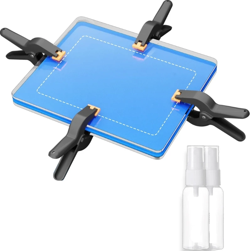 Card Press Plate Set with Spring Fasteners and Bottles for Use 55KF