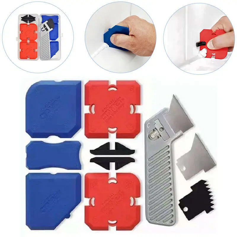 11 Pcs Grouting & Silicone Profiling & Applicator Tool Kit In Box Profiling Kit