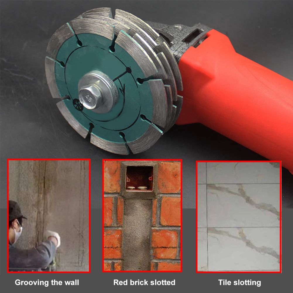 Angle Grinder To Grooving Machine Adapter Angle Grinder Polisher Interface 100/50 Variable Slotting Machine Converter Head Tools