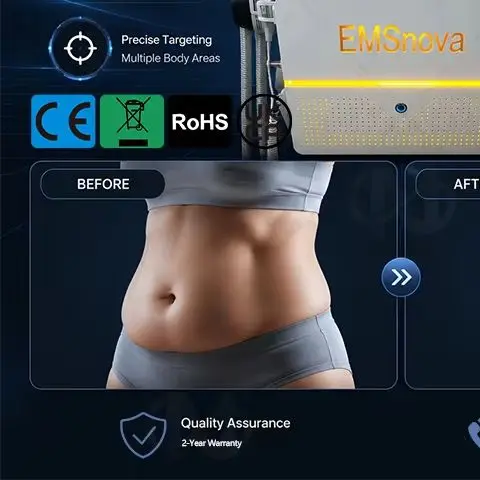 7000W Ems Muscle Stimulator Machine Body Sculpting Device Ems Nova Pro Cushion Professional Reduce Cellulitis Emslim Neo RF Body