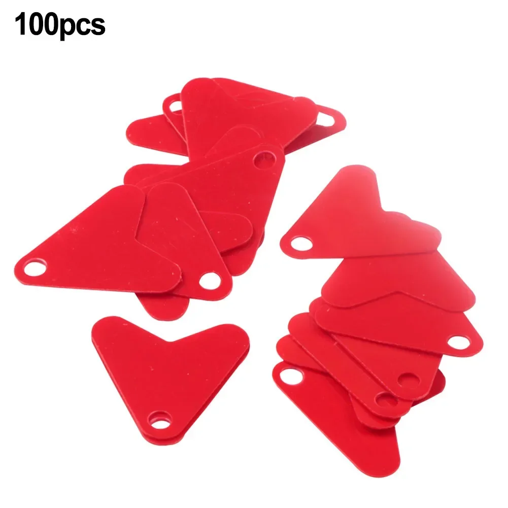 

100pcs Plastic Fishtail Fishing Lures Bait DIY Spinners Sequin Fishtails Multiple Bait Hook Sequins Attracting Fish Accessories