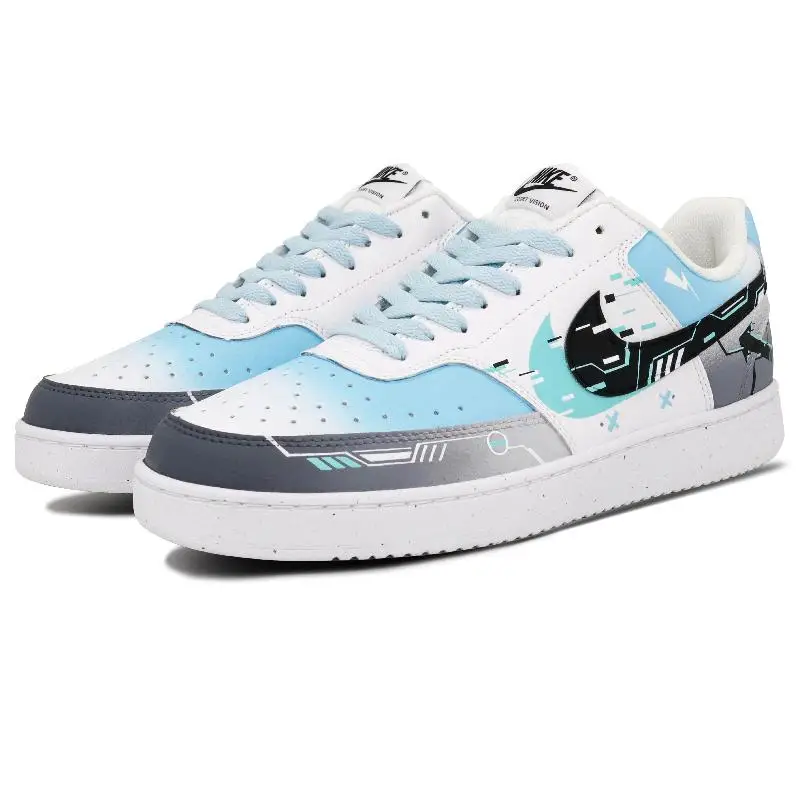 【Customize】Nike Court Vision 1 Skateboarding Shoes Men Sneakers shoes DH2987-101