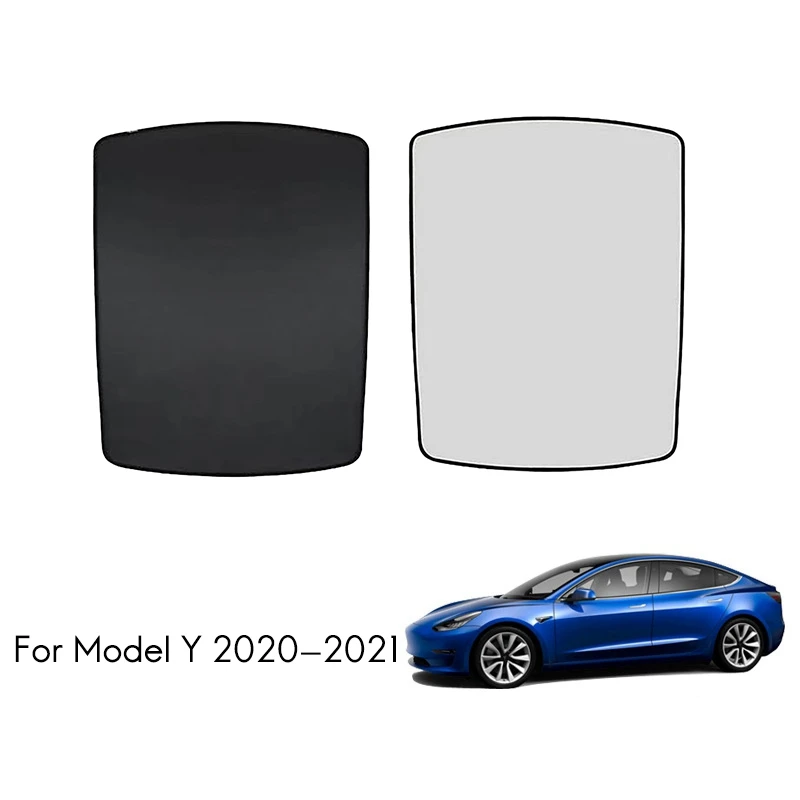 

Для Tesla Model Y 2021, автомобильный солнцезащитный козырек, солнцезащитный козырек, Защитная крышка с УФ-тепловыделением
