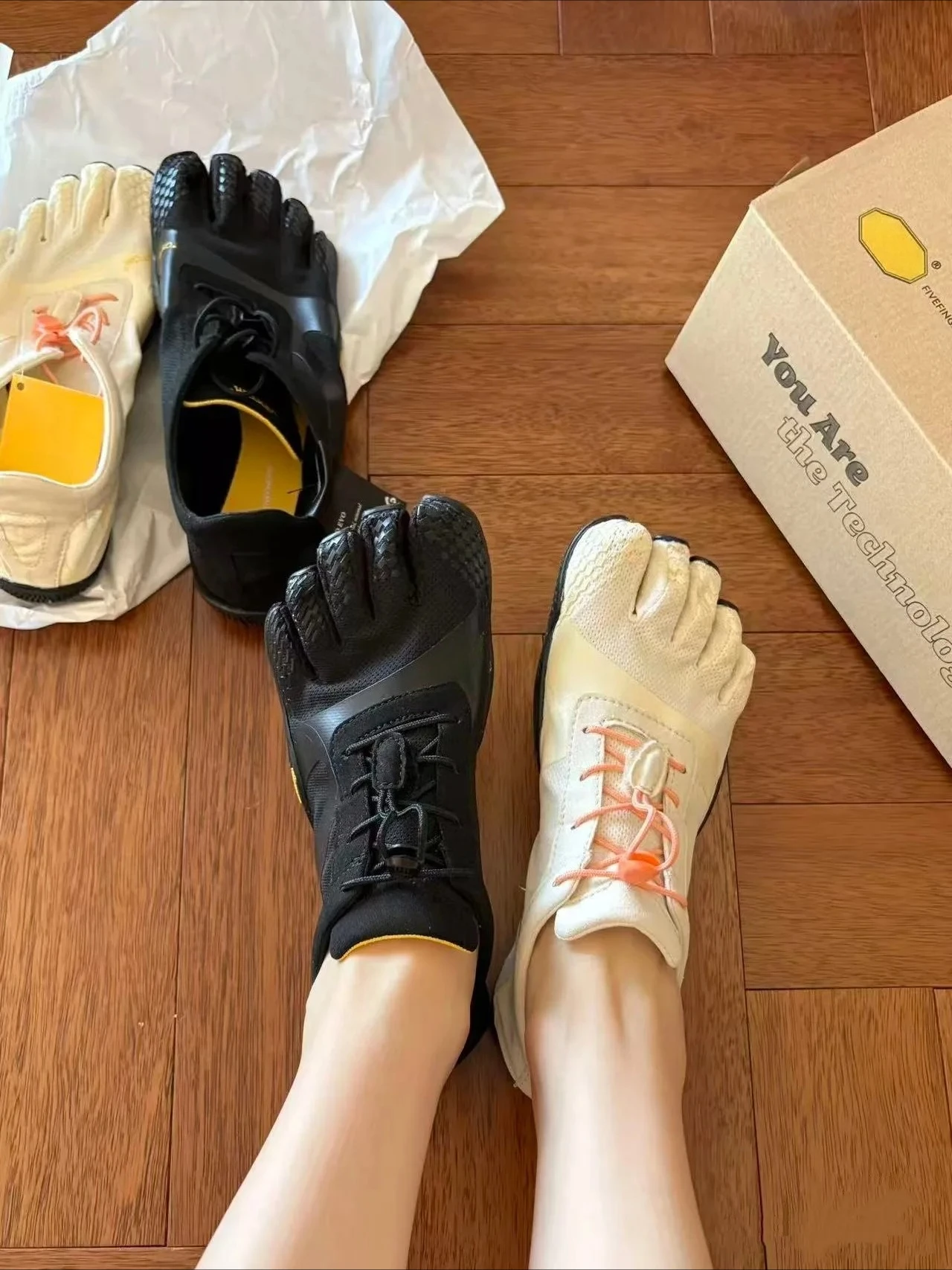 

Five Fingers Shoes Women's Indoor Yoga Pilates Barefoot Comprehensive Training Non-Slip Fitness Shoes In Box