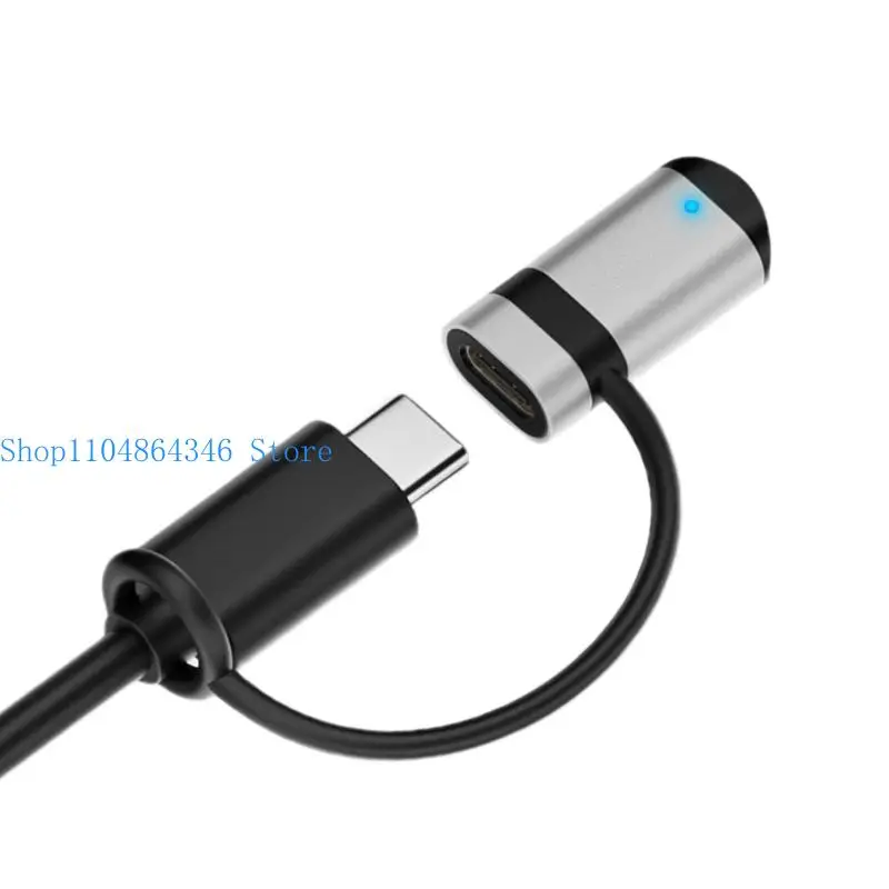 5asd Headphone Type C Converter Charging Connector with Straps for AS100