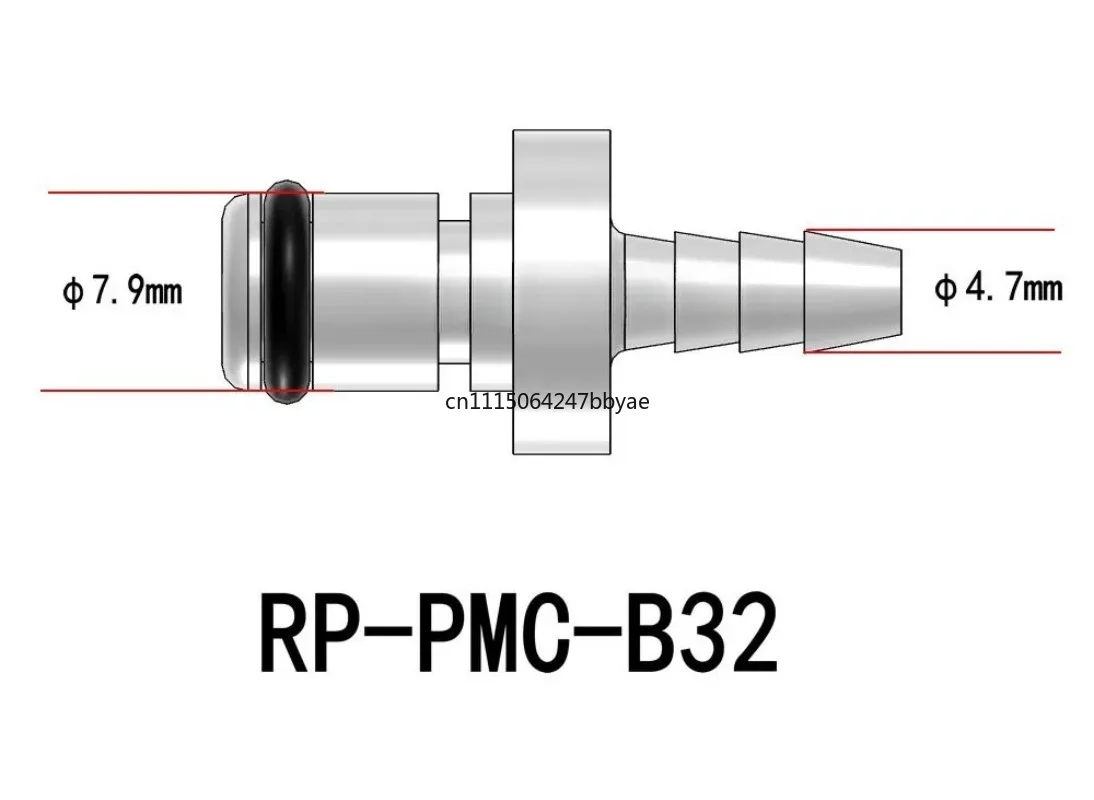NCZ PMC Series Pagoda Male Connector 2201 2202 2203 2204 Fluid Fitting for Tourniquet Water-based Ink Head