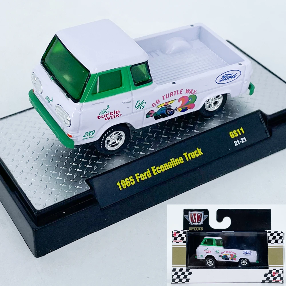 M2 Machines 1/64 1965 Ford Econoline Truck GS11 Die-cast lega modello di auto collezione regalo giocattolo