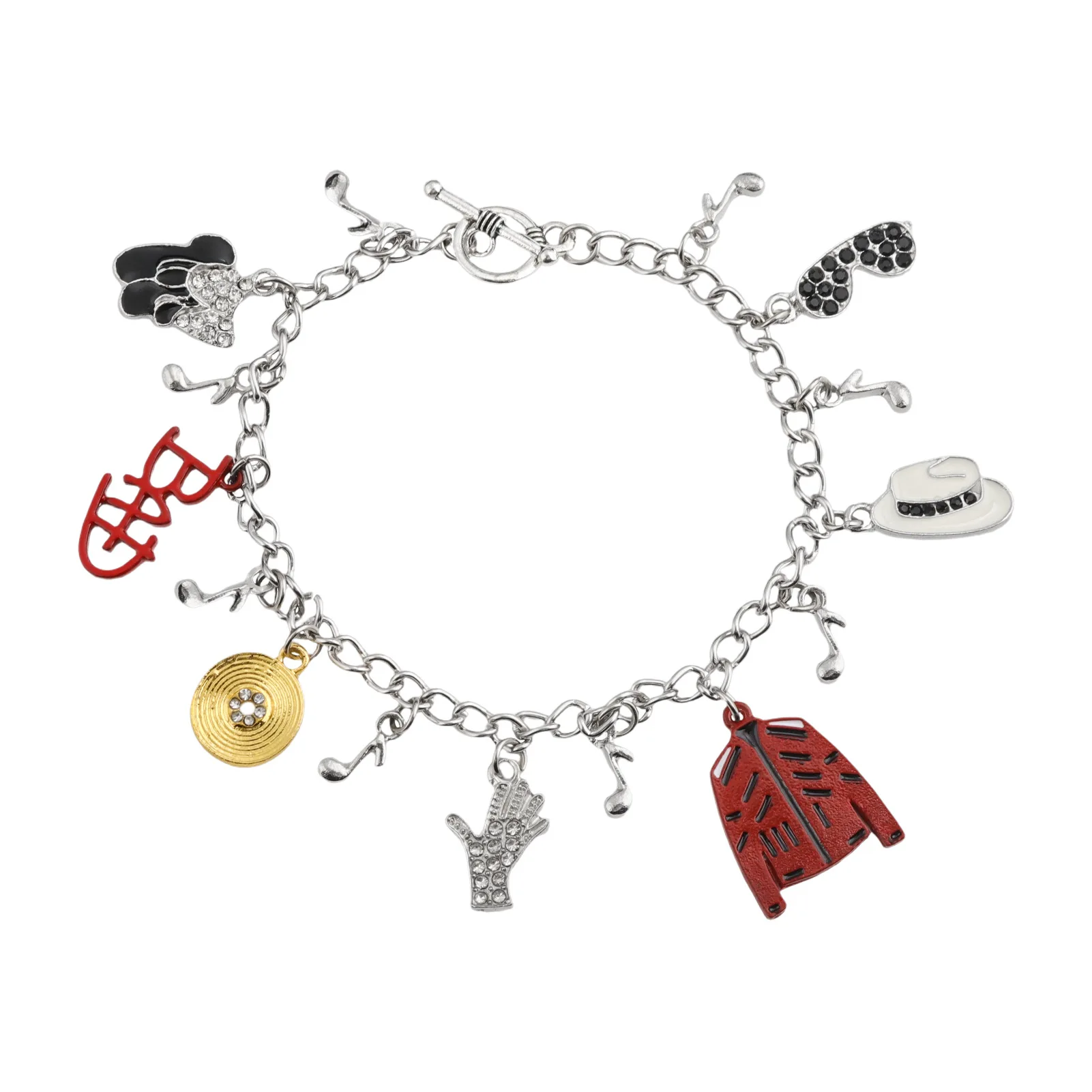 Michael Jackson Music Charm Bracelet New Arrival Infinity Bracelet Love Singer Bracelets For Fans Gifts