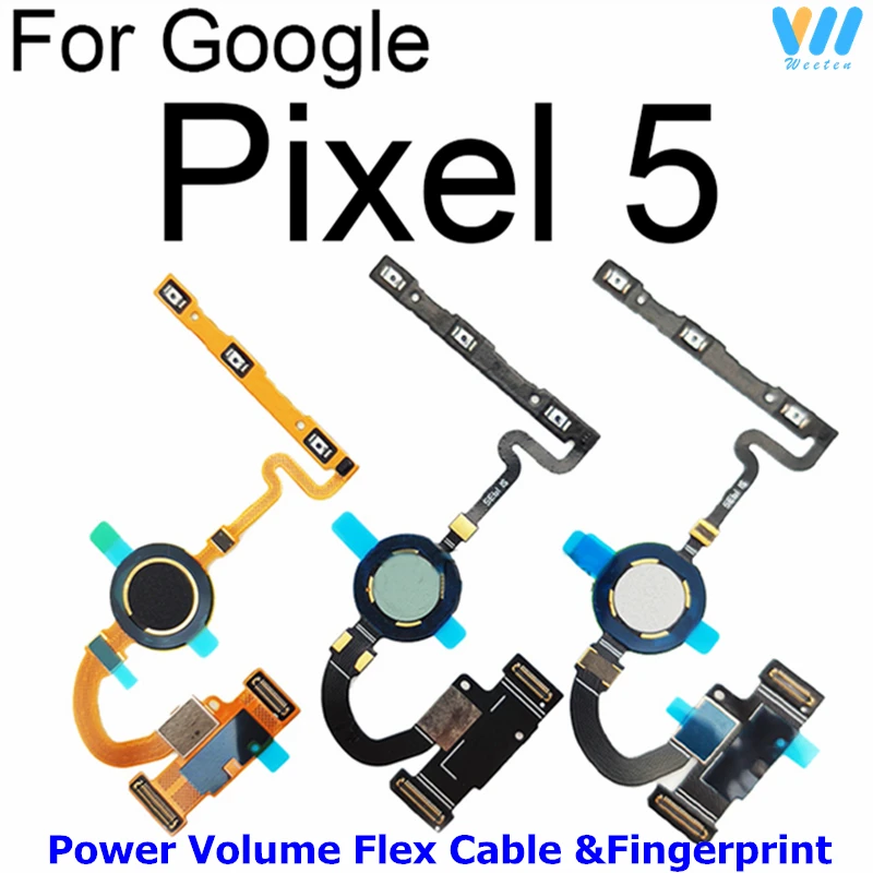 Power Volume Flex Cable For Google Pixel XL 2 2XL 3 3XL 3A 4 4XL 4A XL 5 5A 5G Side Buttons Power Volume Keys Flex Ribbon Parts