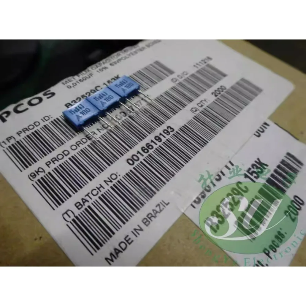

50PCS EPCOS 0.015uf/63v 15nf 153 brand-new 5mm film capacitor B32529C153K
